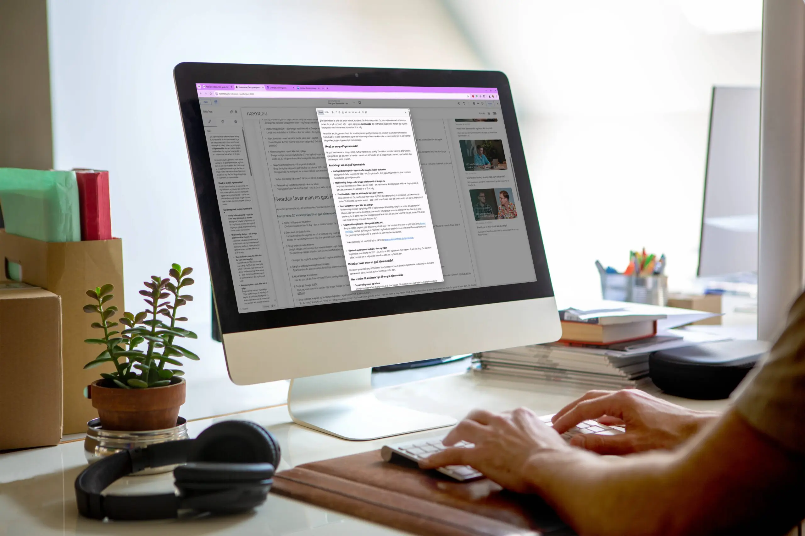 næmt.nu laver god hjemmeside – et komplet og professionel website