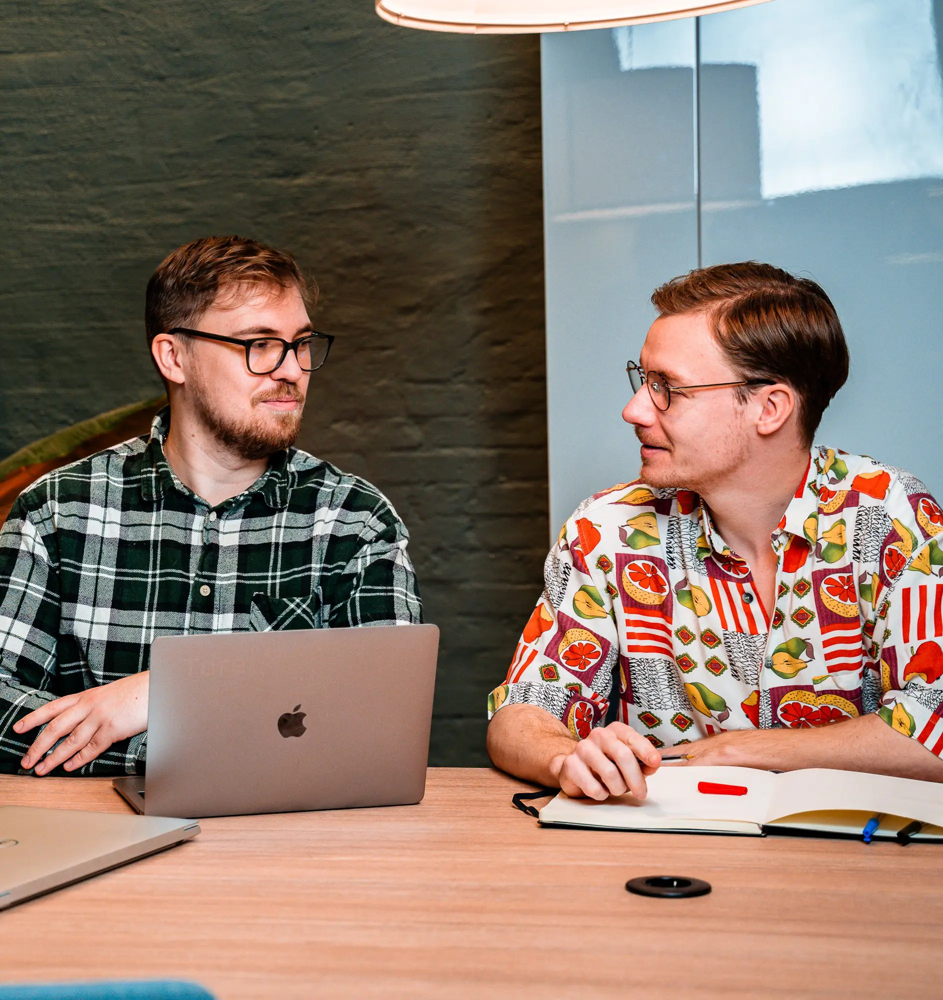 Sebastian og Tore fra næmt.nu, webbureau i Odense