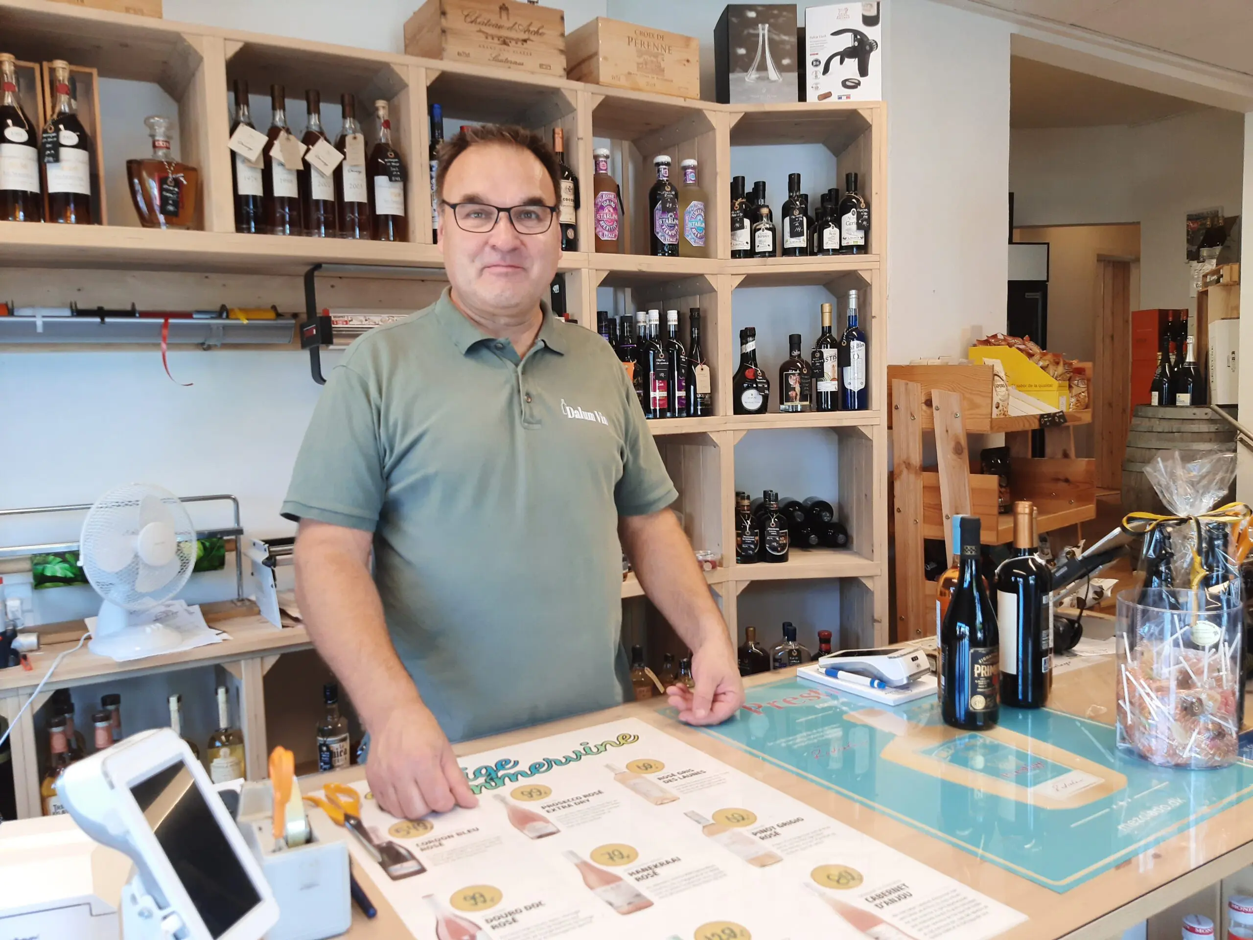 Søren fra Dalum VIn tilfreds med sin ny hjemmeside