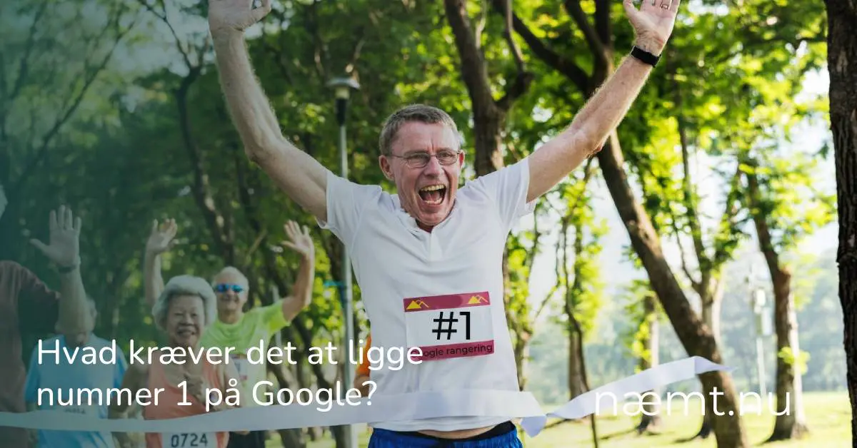 Hvad kræver det at ligge nummer 1 på Google?