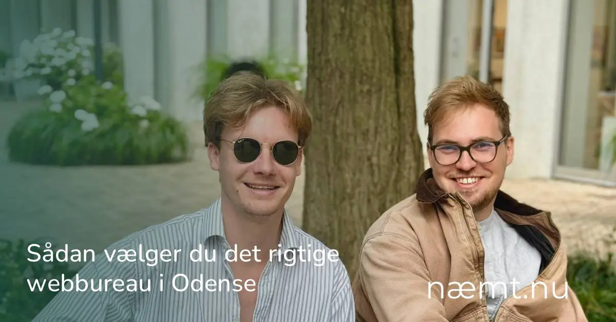 webbureau i Odense – næmt.nu team i Brandts Passage