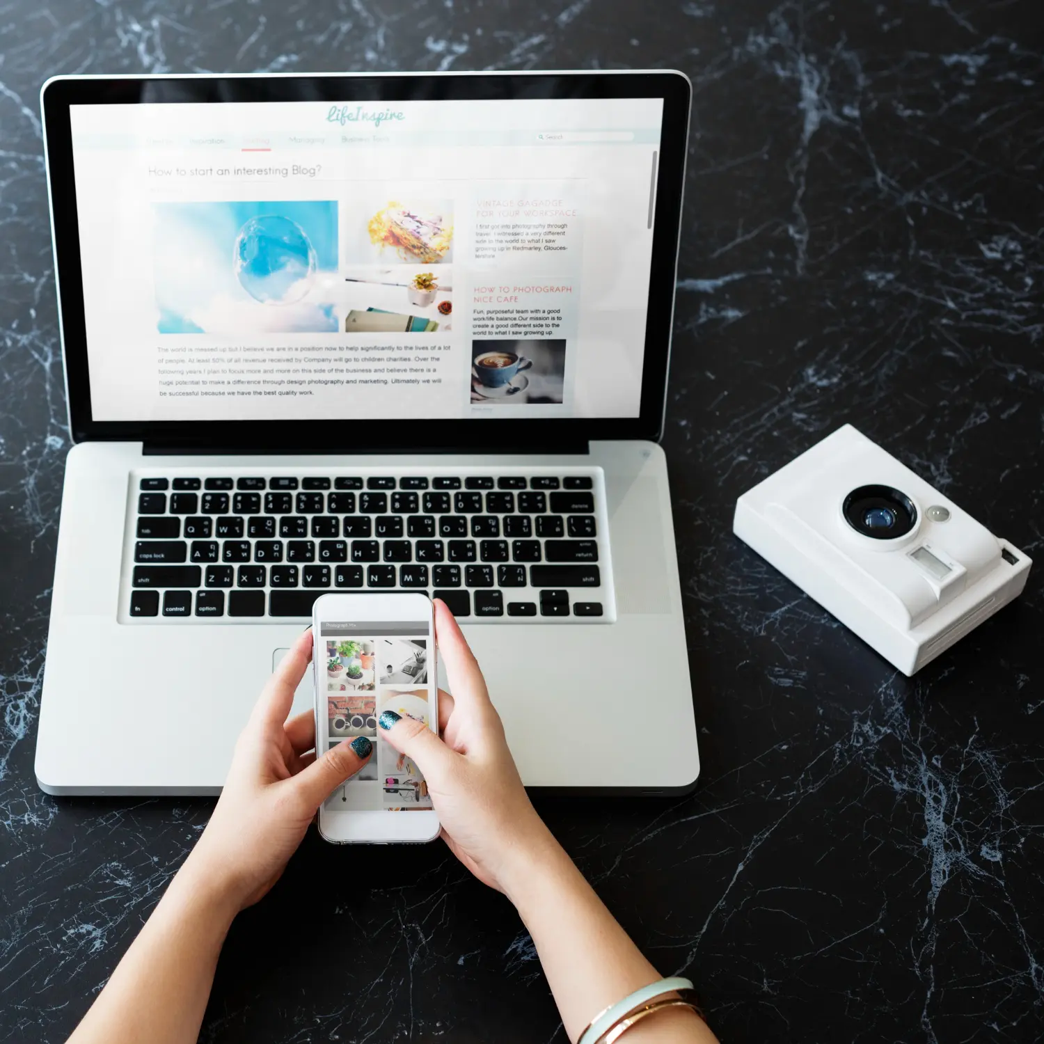 responsivt design på hjemmesider til mobil og desktop