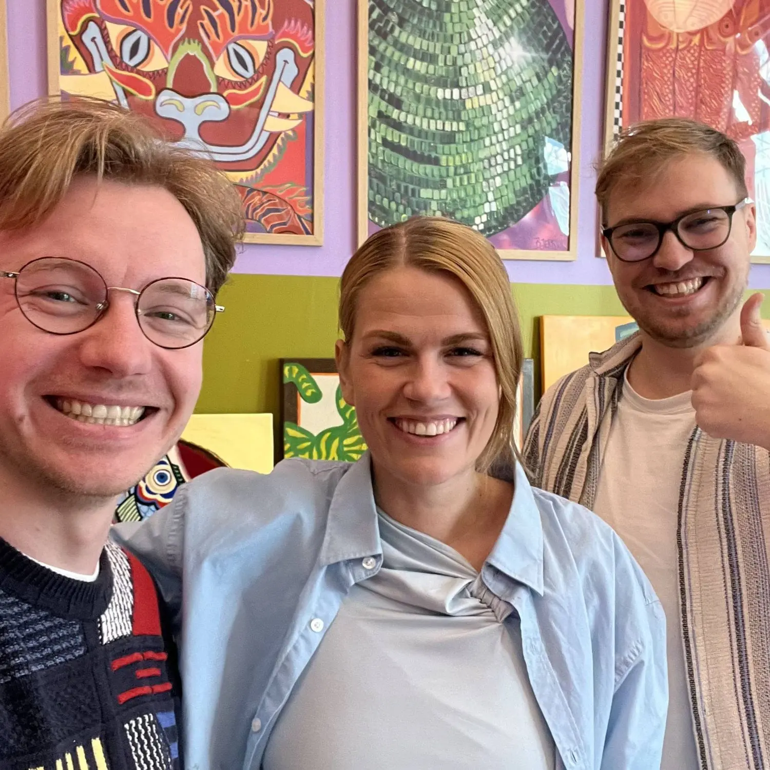 Sebastian og Kasper fra næmt.nu, webbureau i Odense til kunstnere
