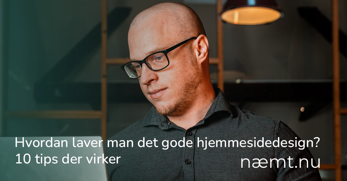 Kasper fra næmt.nu laver det gode hjemmesidedesign