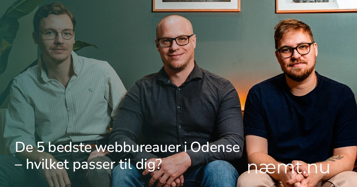 næmt.nu lister top 5 webbureauer i Odense