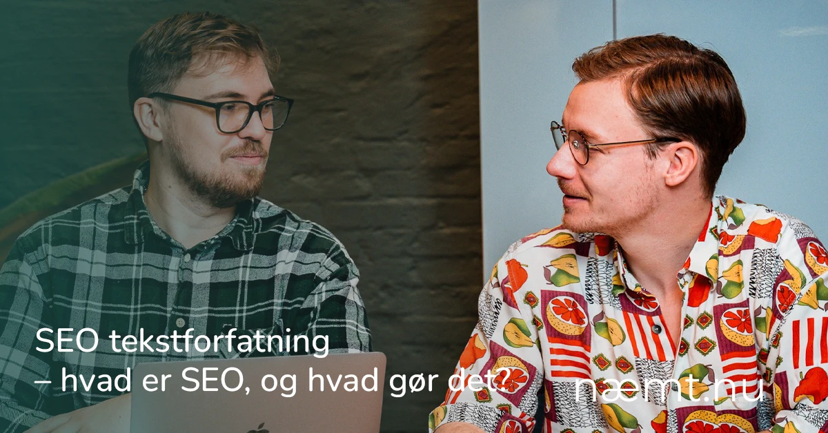 Tore fra næmt.nu forklarer hvad SEO tekstforfatning er