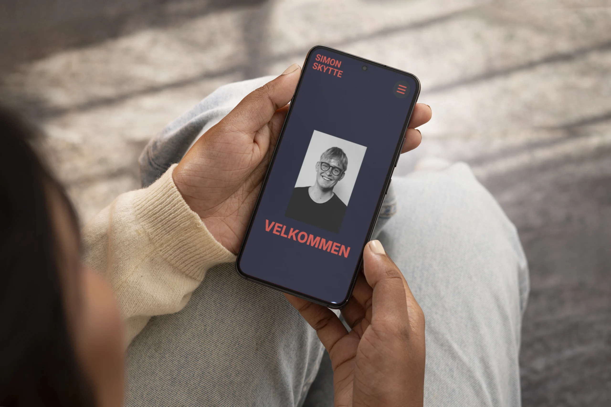Simon Skytte mobilvenlig hjemmeside landingpage