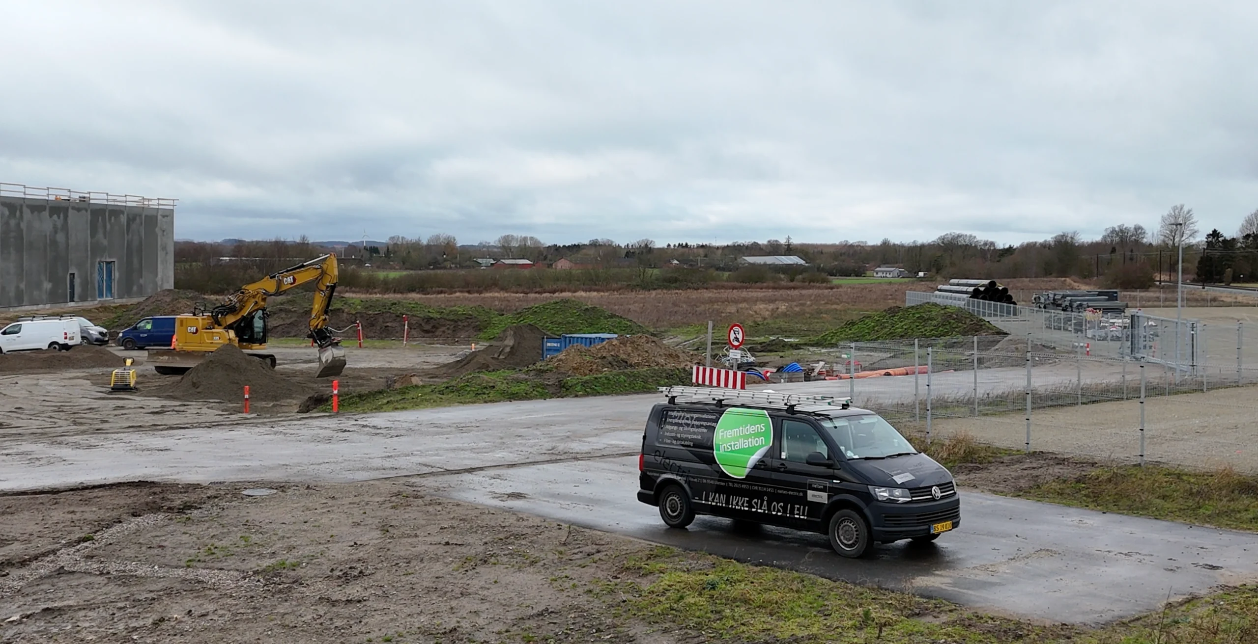 Billede af Nielsen Electric A/S lastbil, som ejer hjemmesiden, der er blevet optimeret til at få flere kunder via hjemmeside